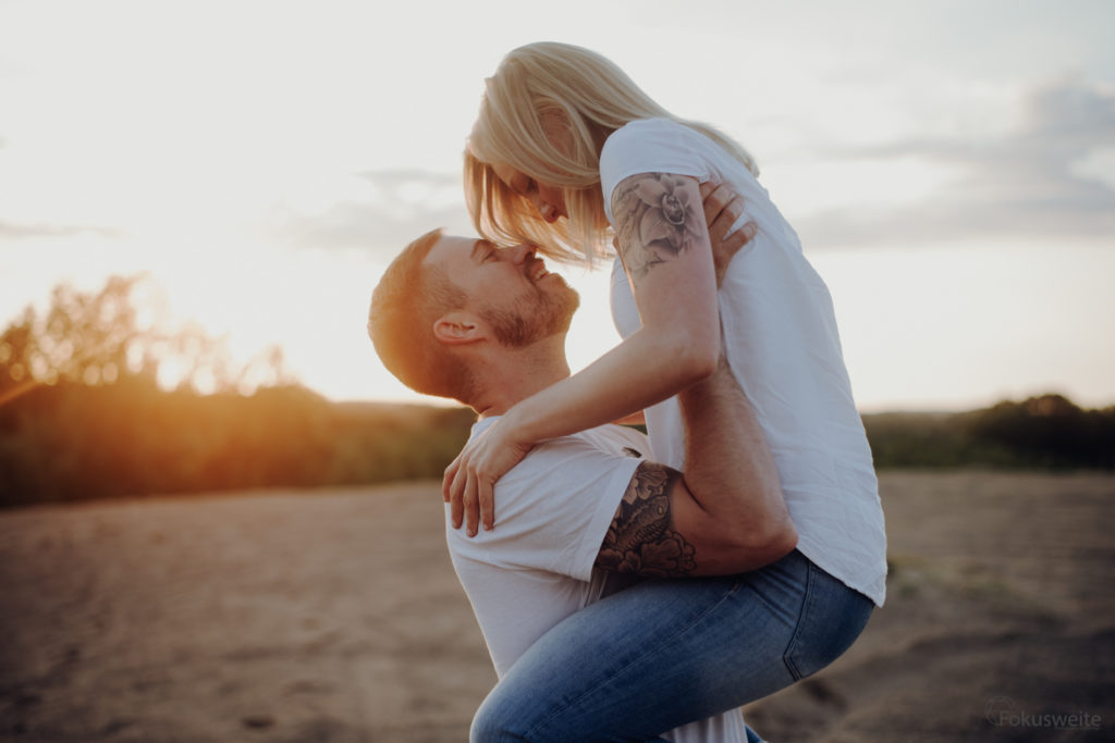 Paarfotografie Gegenlicht Eutin