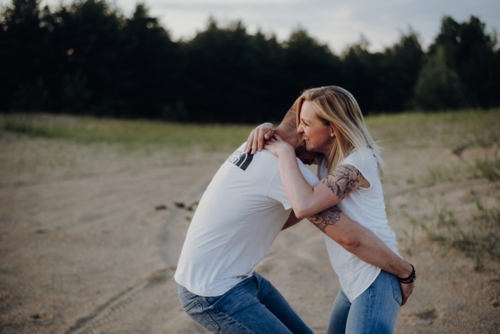 Paarfotografie in Action in Ostholstein