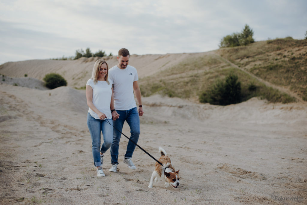 Pärchenfotos in Eutin und Umgebung mit Hund