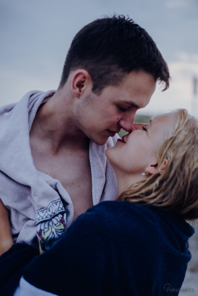 Paarshooting am Strand Timmendorferstrand