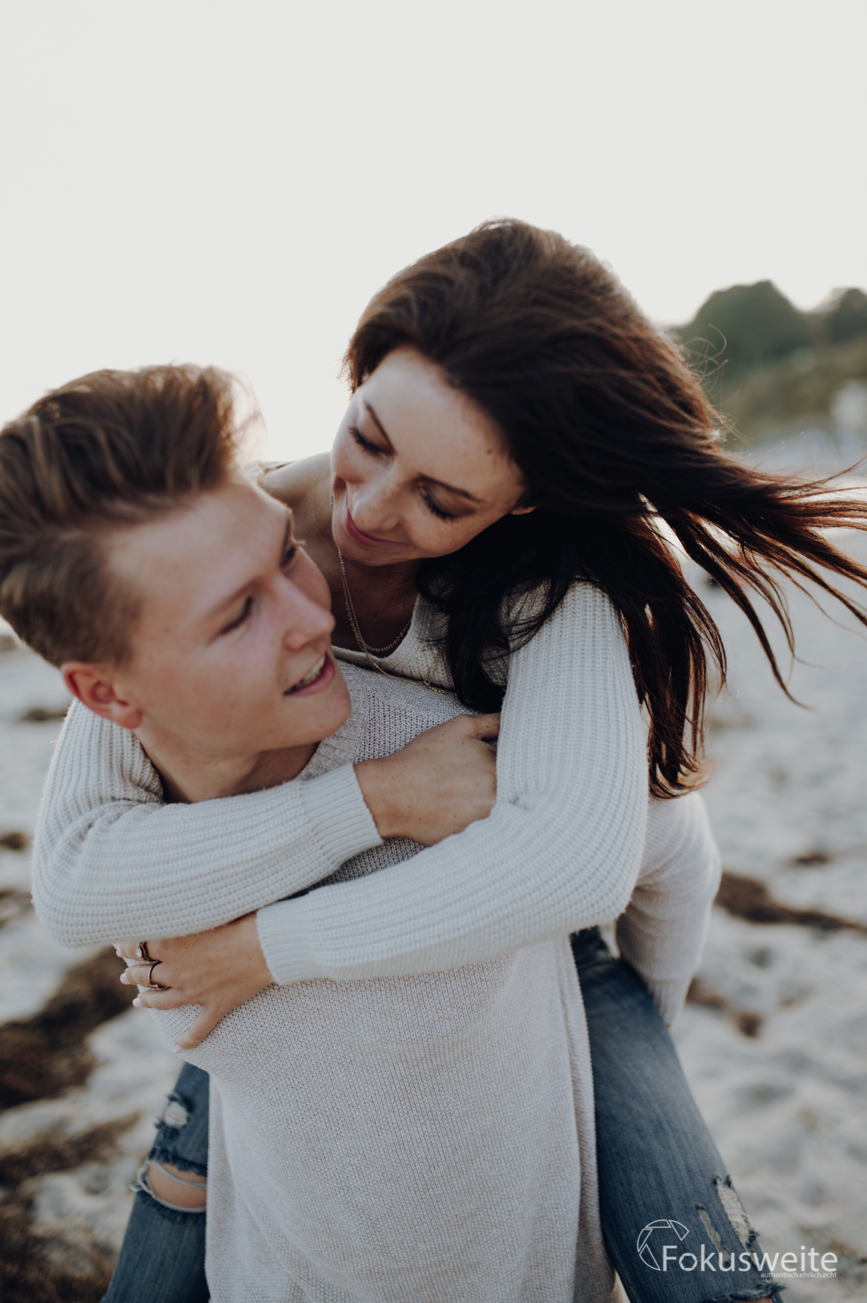 Paarfotos am Strand Sierksdorf